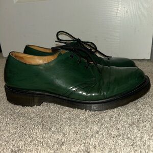 Dr. Martens 1461 Smooth Leather Forest
Green Oxfords Size 11